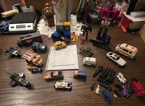 Transformers Vintage G1 Action Figures & Parts Lot  1980s Hasbro