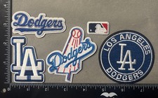 LOT SET OF 5 LOS ANGELES DODGERS MLB BASEBALL IRON ON PATCHES