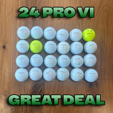 24 Titleist Pro V1 Pro V1x Used Golf Balls Near Mint/AAA Mix No Water Balls