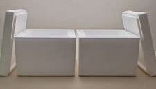 SONDERPOSTEN! Styroporbox 47L, 2er Set, 6cm Wand, Thermobox Kühlen Transportbox