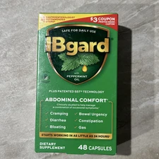 IBgard for Irritable Bowel Syndrome 48 Capsules Brand New 12/2026