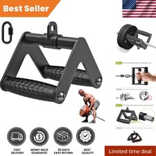 Solid Aluminum Double D V Bar Handle   Universal Cable Attachment for Home Gym