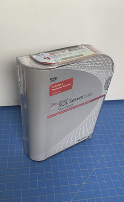 SQL Server 2008 Standard  Edition, Retail BOX COA Processor License Genuine