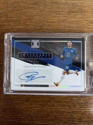 2020-21 Panini Impeccable EPL Impeccable Stars Christian Pulisic Auto 20/25