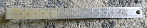 Vintage Metal Advertising Rain Gauge Ruler Dekalb