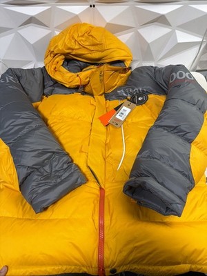 Rab Expedition 8000 Down Jacket - Men's Gold/Shark Size Large | eBay
