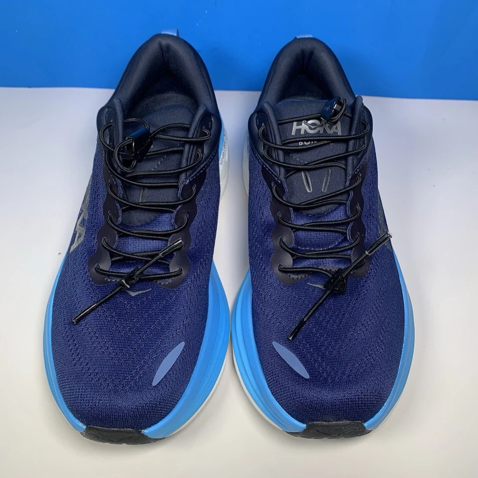 Hoka One One Men's Bondi 8 Size US 10.5 D OSAA 1123202 Walking Running Shoes - Image 3 of 4