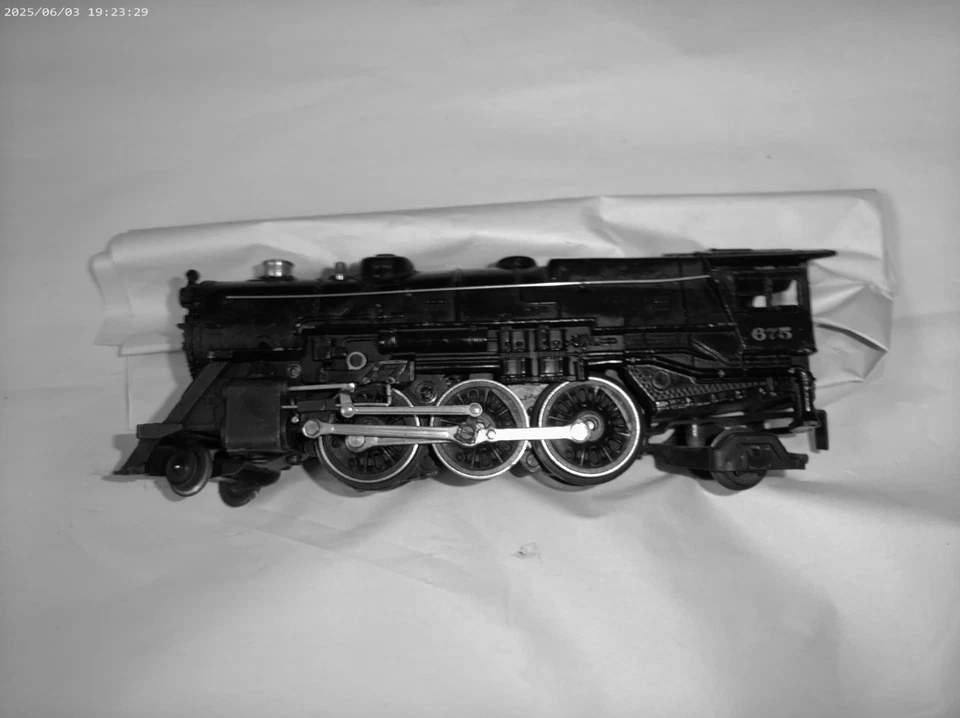 LIONEL 675 LOCOMOTIVE ENGINE WITH 6466W TENDER TESTED - Image 2 of 4