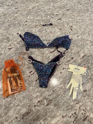 Women's Bodybuilder Bikini NPC Competition Posing Suit