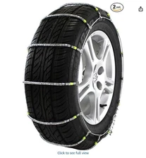 Tire Chains Cable Type (1-PAIR) 15-Inch Tires Passenger/Regular Cobra 1018 Case