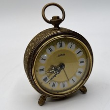 Hochwertiger Alter Wehrle Wecker  mit  Zifferblatt #16b