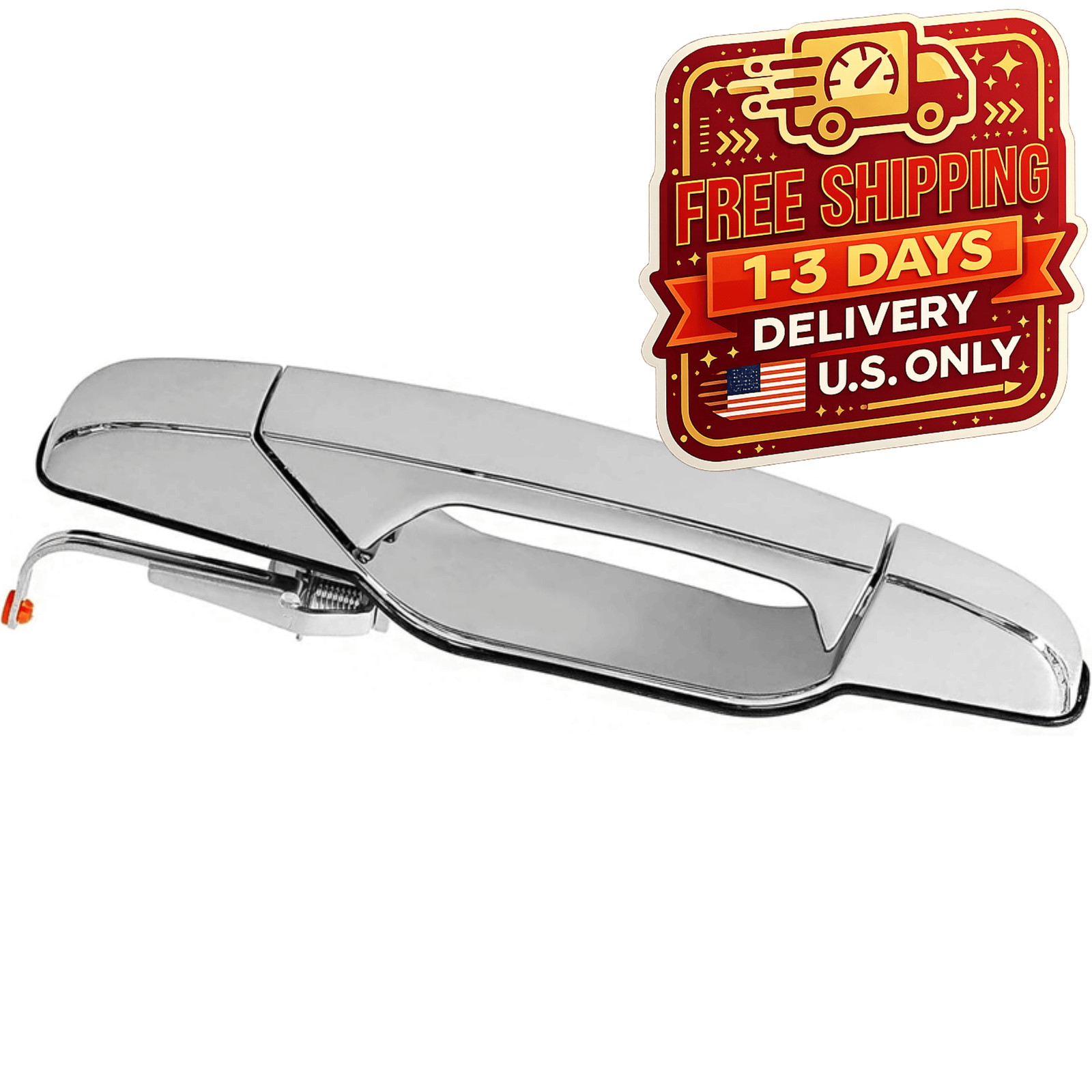 Rear Left Driver Exterior Chrome Door Handle 2007-2014 Silverado Tahoe Yukon 227