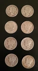 New ListingLot of 8 Mercury Dimes 90% Silver Various Dates Circulated Condition