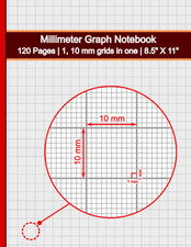 Metric Millimeter Graph Paper Notebook: 8.5 X 11 Inch  1mm, 10mm square grids i