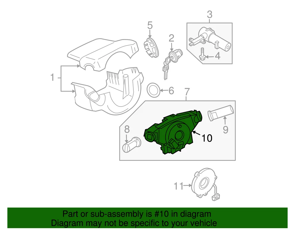 Interruptor combinado original Nissan Quest 2007-2009 25560-ZM02D Foto 2 de 2