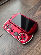 Sony PSP Go - (Custom Red) - 16gb - Charger - New Screen - GRADE-A - Console