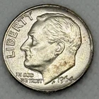 1964 Roosevelt Dime – 90% Silver – Last Year of Silver – Circulated U.S. Coin