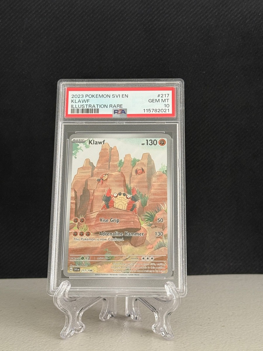 klawf pokemon card full art Amazon.com: Pokemon - Klawf 217/198 - Scarlet & Violet - Illustrator Rare main image 1