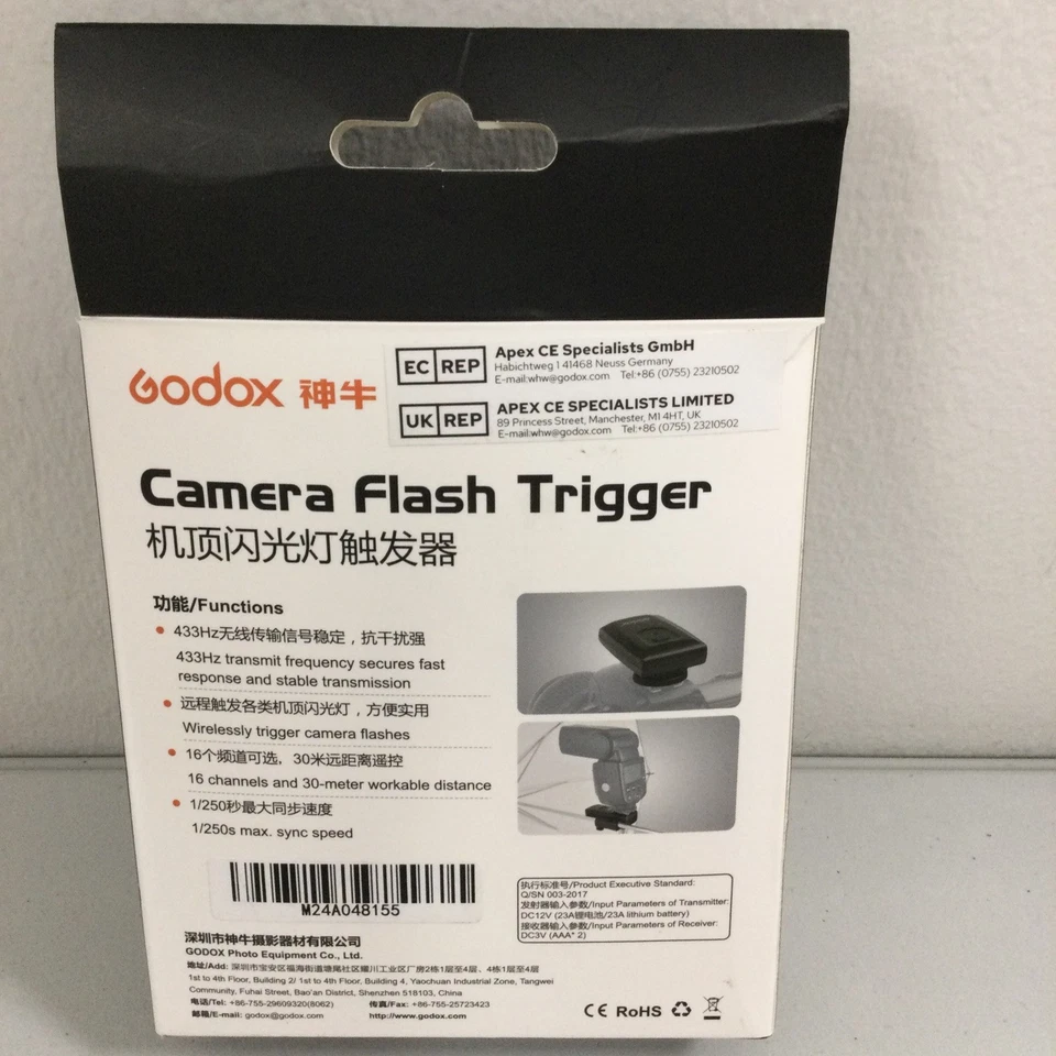 Godox CT-16 Camera Flash Trigger Set Camera 16 Channels For Canon Nikon - Image 2 of 4