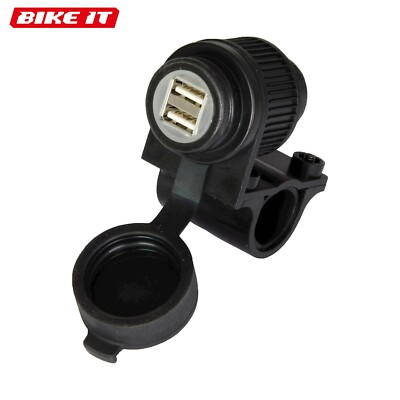 Bike-it 12 Volt Zigarettenanzünder Steckdose, Lenkermontierte Steckdose