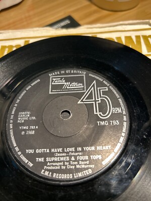 Supremes and Four Tops You Gotta Have Love In Your Heart 7'' vinyl UK Tamla