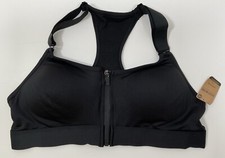 NWT Victoria  s Secret PINK Ultimate Sports Bra High Impact Lightly Lined Black L