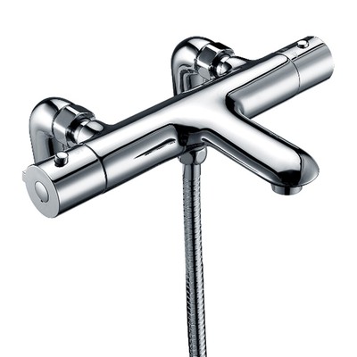 Eros Chrom Thermostat Bad Badewanne Dusche Mischbatterie Sets - Variation