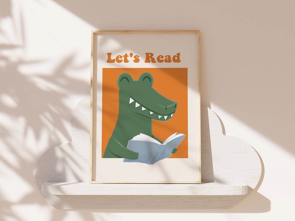 Kids Reading Poster Reading Print Poster Reading For Kids Reading Wall Art