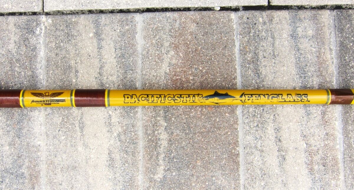 Vintage Fenwick PACIFICSTIK FENGLASS 1270C Live-Bait Rod: 7 Vintage Fenwick PACIFICSTIK FENGLASS 1270C Live-Bait Rod: 7