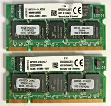 Kingston 2GB (2x1GB) DDR1 SO-DIMM KVR333X64SC25/1G  PC-2700 333MHz 2.5V #R1996