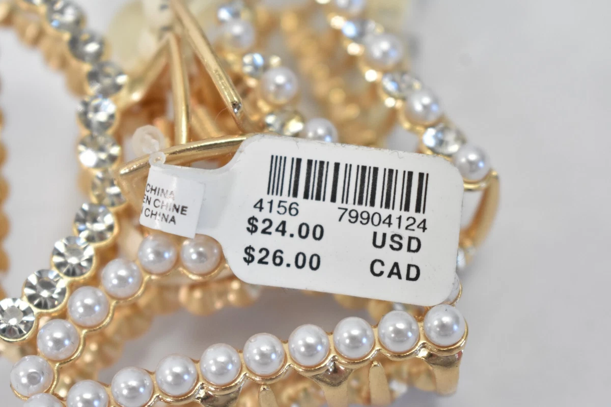Anthropologie Womens Hair Clips 3 Pack Accessories Embellished Beads 4156