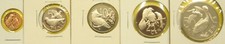 Lot of 5 British Virgin Islands Proof Coins 1975 1,5,10,25,50 Cent Take a Look
