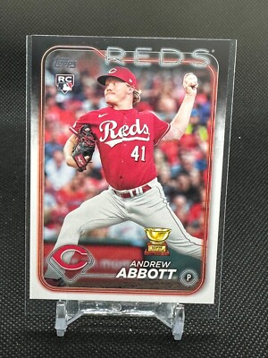 2024 Topps Andrew Abbott ROOKIE #214 - Cincinnati Reds