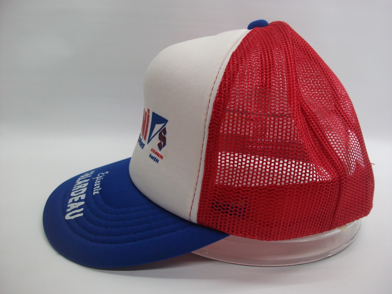 Marche Omni French Francais Hat VTG Small Red White B… Gem