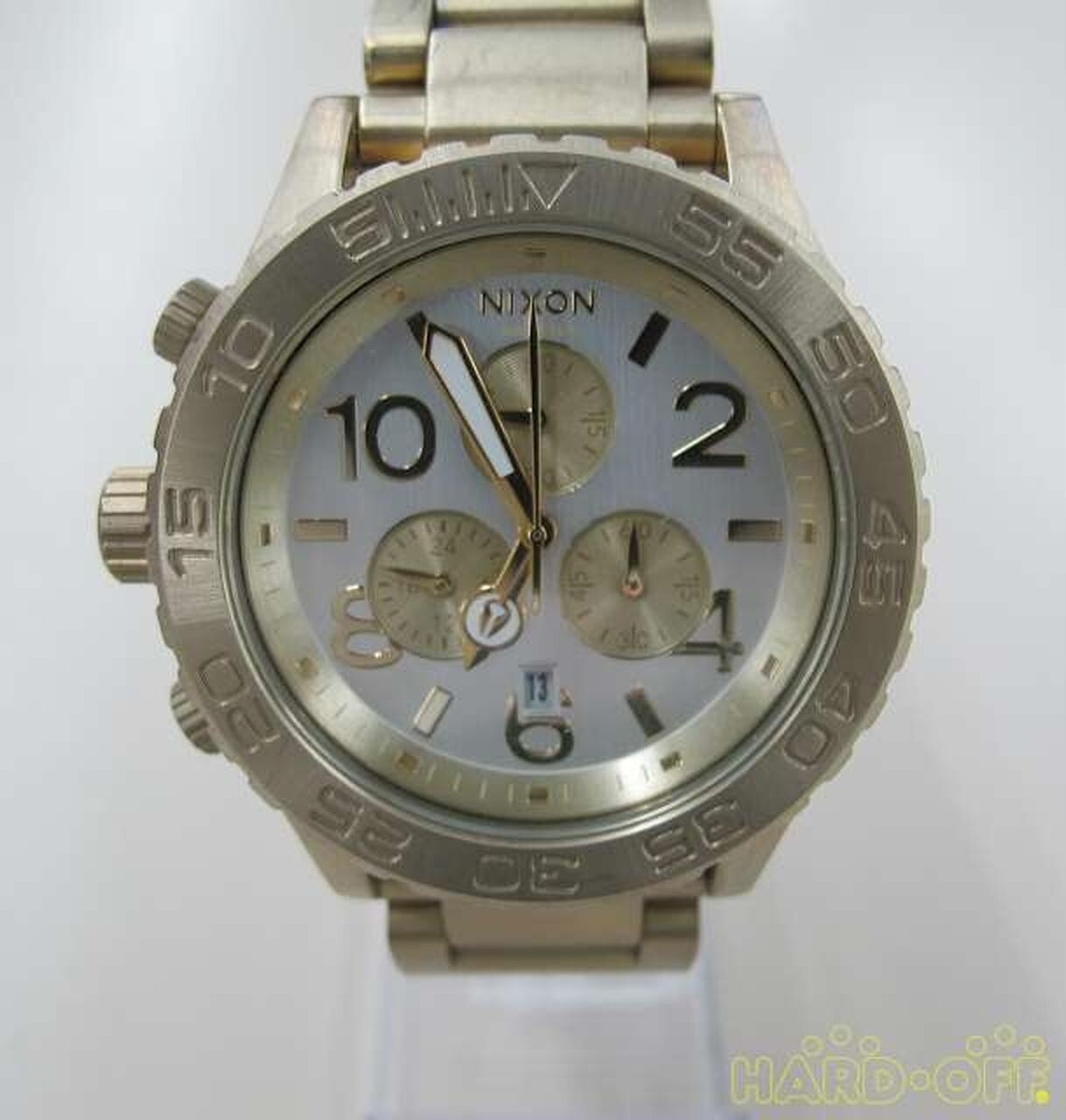 NIXON 42-20 Chrono Quartz Men's Watch Silver x White Dial NIXON 42-20 Chrono Quartz Men's Watch Silver x White Dial