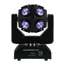 4 in 1 Football Led Beam Moving Head DJ Disco Stage Wash Light 12x12W RGBW