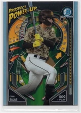 Ethan Salas Prospect Power-Up No. PP-11 Chrome Bowman 2024 San Diego Padres