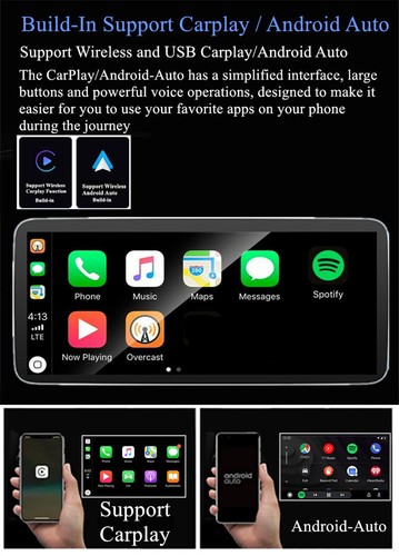 12.3" Andriod Head Unit Stereo GPS For 07-13 Silverado Tahoe Suburban w/Carplay - Bild 3 von 24