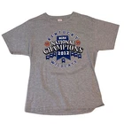 2012 Kentucky Wildcats Basketball National Champs T-Shirt L SEC Gray Tee NCAA