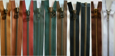 YKK/Dulon/Metal 27'' or White 27 1/2'' Separating Parka or One Way Zippers US Made