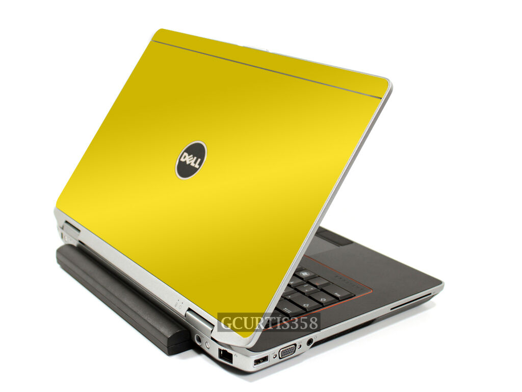YELLOW Vinyl Lid Skin Cover Sales results No. 1 Decal Dell E6430 Latitude Lapto fits 1 year warranty