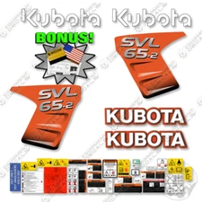 Fits Kubota SVL 65-2 Decal Kit Skid Steer Replacement Decals