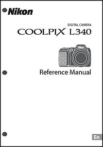 Nikon CoolPix L340 Digital Camera User Guide Instruction Manual | eBay