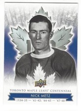 NICK METZ 2017-18 Upper Deck Toronto Maple Leafs Centennial #24 NM-MT