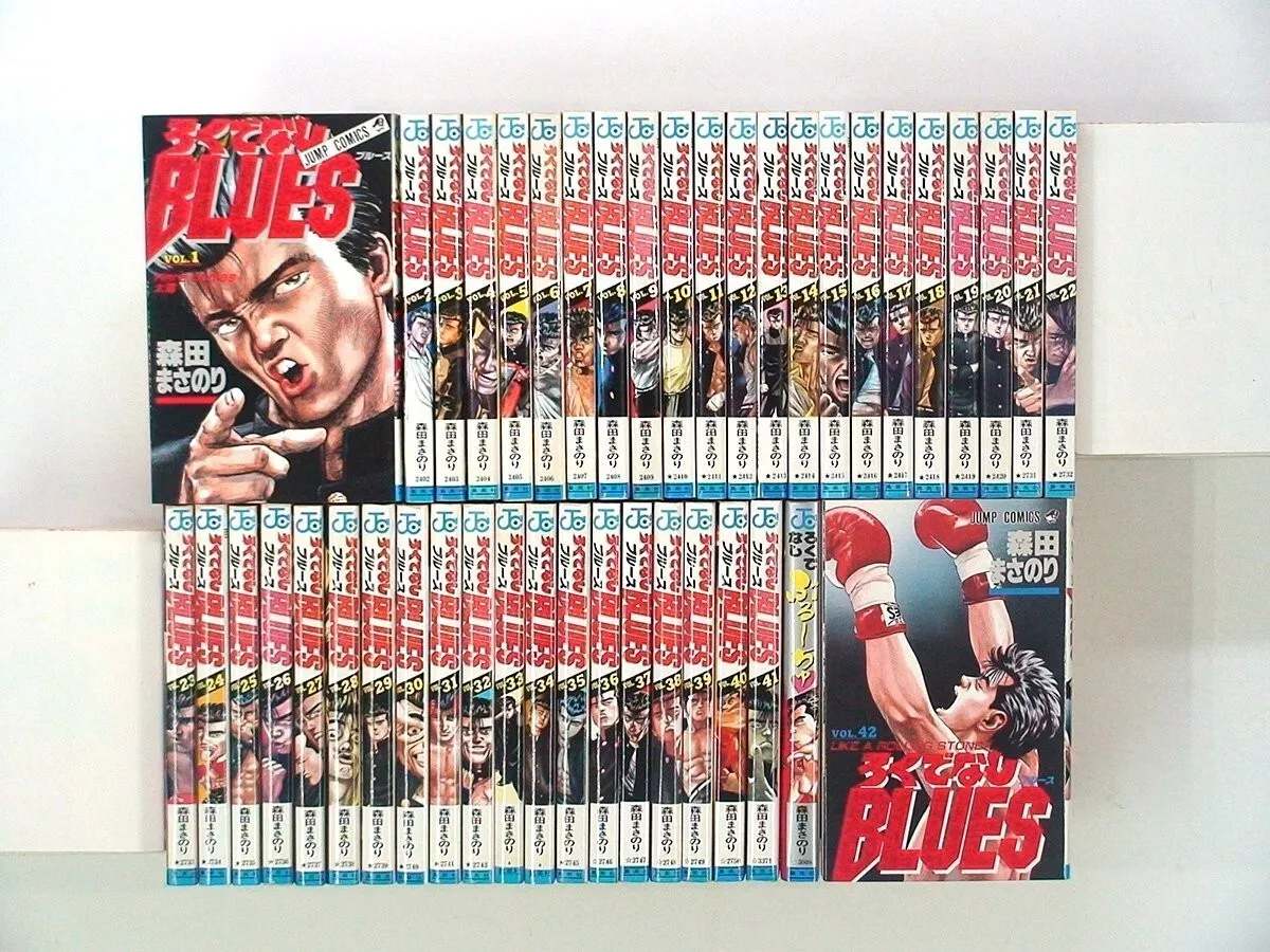 ROKUDENASHI BLUES Masanori Morita Vol. 1-42 Comic Complete Manga Japanese