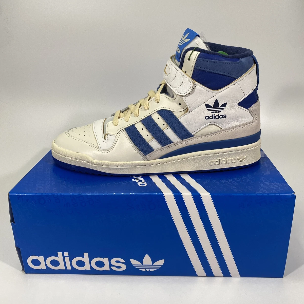 Adidas Originals Forum 84 Hi Blue Thread White Blue FY7793 Mens Size 12 New