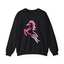 Horse Sweatshirt, Horseback Riding Equestrian Lovers Women Men Sweatshirt