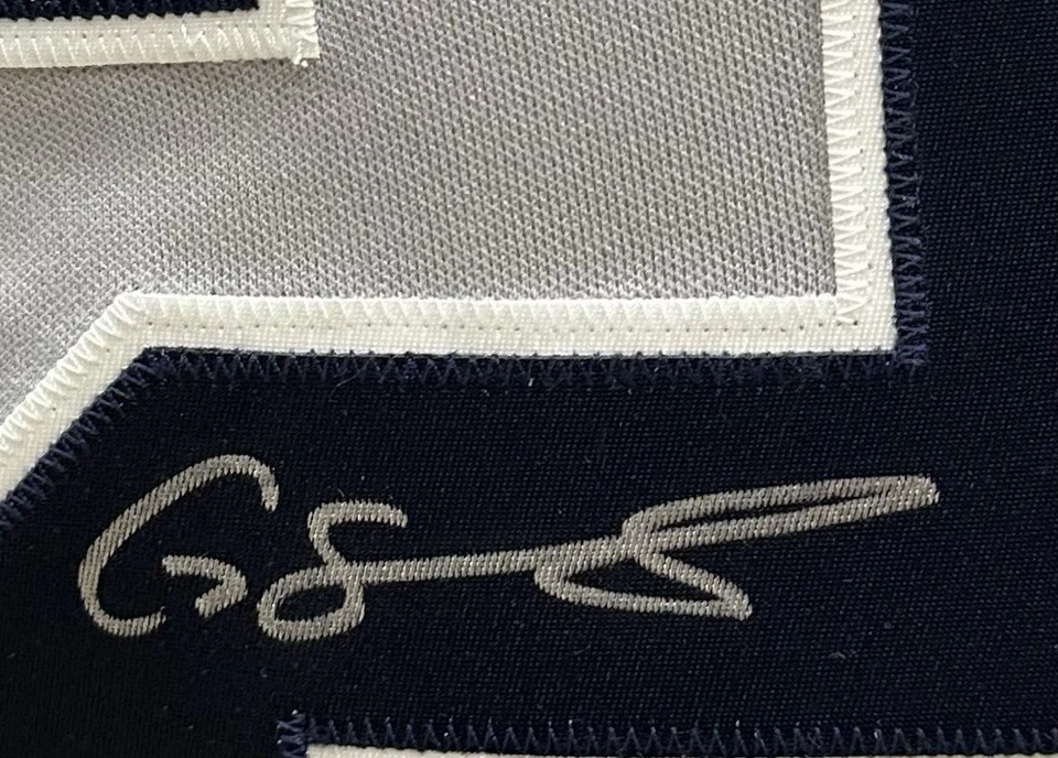 Camiseta Majestuosa Auténtica Firmada por Gary Sánchez de los Yankees/24 MLB Debut Auto Steiner Foto 3 de 4