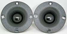 Peerless 1" Silk Dome Tweeters With Waveguide 96db 4 Ohm Diy Home - Car New Pair