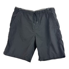 The North Face Board Shorts Mens Size Medium Black Nylon Outdoor Hiking A46